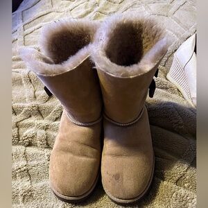 UGG Women’s Classic Knot Black Boots